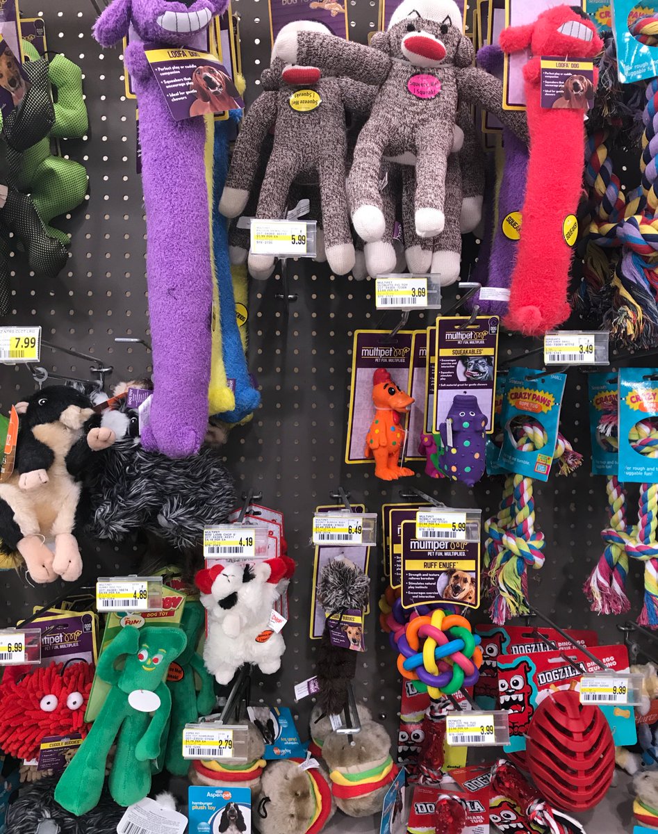 sarahanunn's tweet image. When you stand for 45 minutes squeaking all the dog toys, trying to decide which squeak you can live with. #dogmomproblems #MothersDay2017 😂