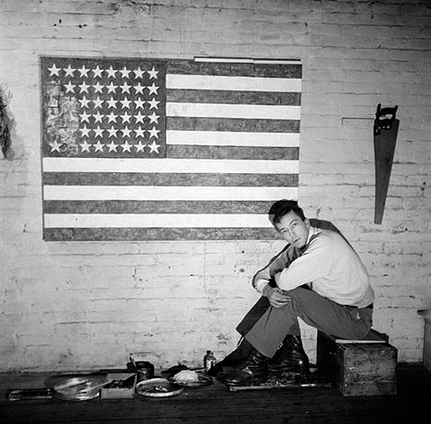 Happy Birthday, Jasper Johns! One night he dreamed that he painted a giant American flag, and then he did. 