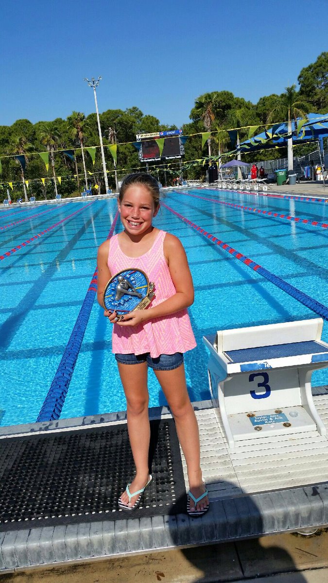 SarasotaSharks's tweet photo. Mikayla Milburn winner 8 &amp; under High Point @ Memorial Meet. Congrats! #sysharks https://t.co/FeWoJCJ2K8