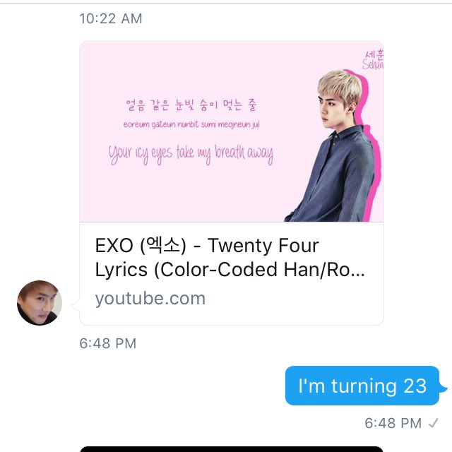 webeanknew527's tweet photo. Kpop has a song for whatever age you're turning @kimjunpoop https://t.co/8SB4Yo9IBU