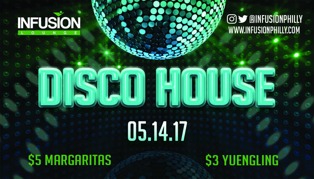 InfusionPhilly's tweet photo. It's Sunday Funday at Infusion Lounge! Stop by tonight for plenty of drink specials and Disco House music💃 https://t.co/BGzg1E25L7
