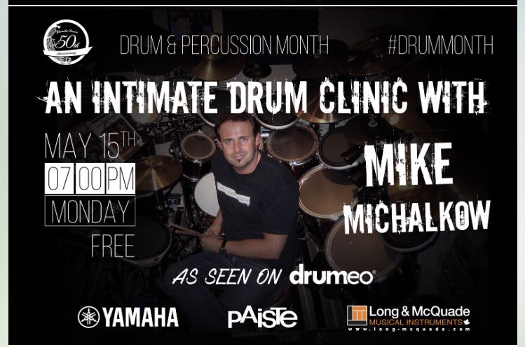 MikeMichalkow's tweet photo. Monday May 15th 7pm. Long &amp; McQuade music in Victoria https://t.co/rVjhjv1PAk