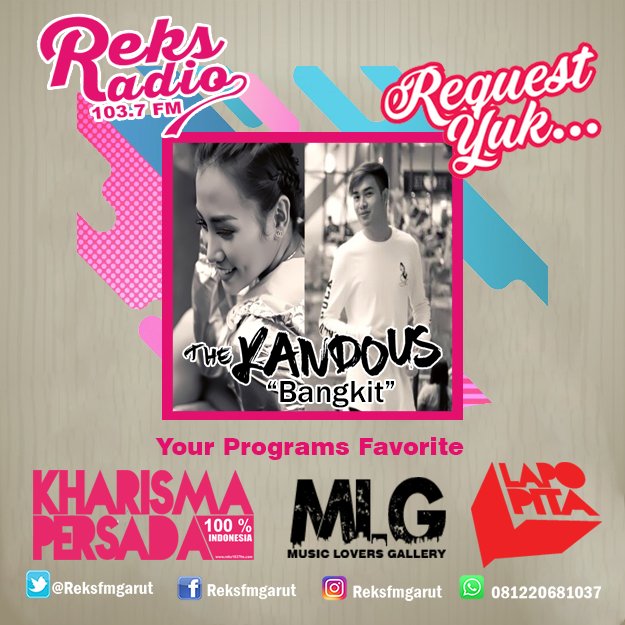 <a href="/KopiePanas/">kopi panas</a> <a href="/thekandous9/">thekandous</a>  #RequestYuk <a href="/KharismaPersada/">Kharisma Persada</a> #MLG #Lapopita #PromoRadio #NewSingle