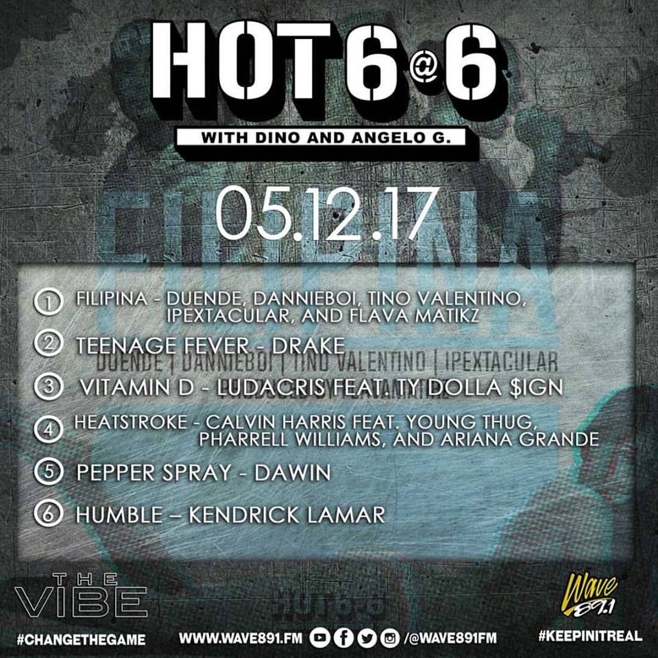 DuendeDwende's tweet image. Vote for our track "FILIPINA" 🇵🇭 // #Hot6at6 #thevibeph #wave891 📻 
☑️ facebook.com/thevibeph/post…
🐦 
#duendeph