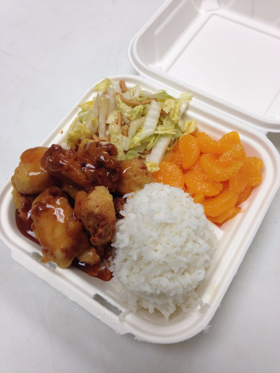 SAASFoodService's tweet image. Lunch Monday 5/15 - Sweet &amp;amp; Sour Chicken, Rice, Asian Slaw, Mandarin Oranges  - Vegetarian/Gluten Free Available