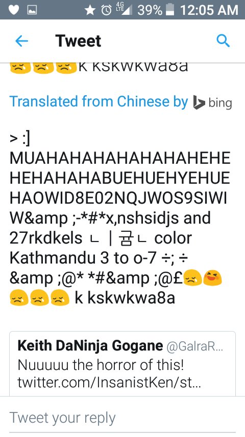 @InsanistKen Holy crap I just laughed too hard at this.. Like Twitter what you trying to translate??