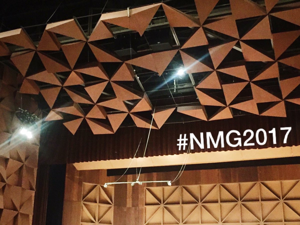 We had 6 tiny motors spinning inside a piano for the premiere of "Shutter" for solo vln &amp; prepared pno by <a href="/davidbirdtv/">David Bird</a>!  #NMG2017