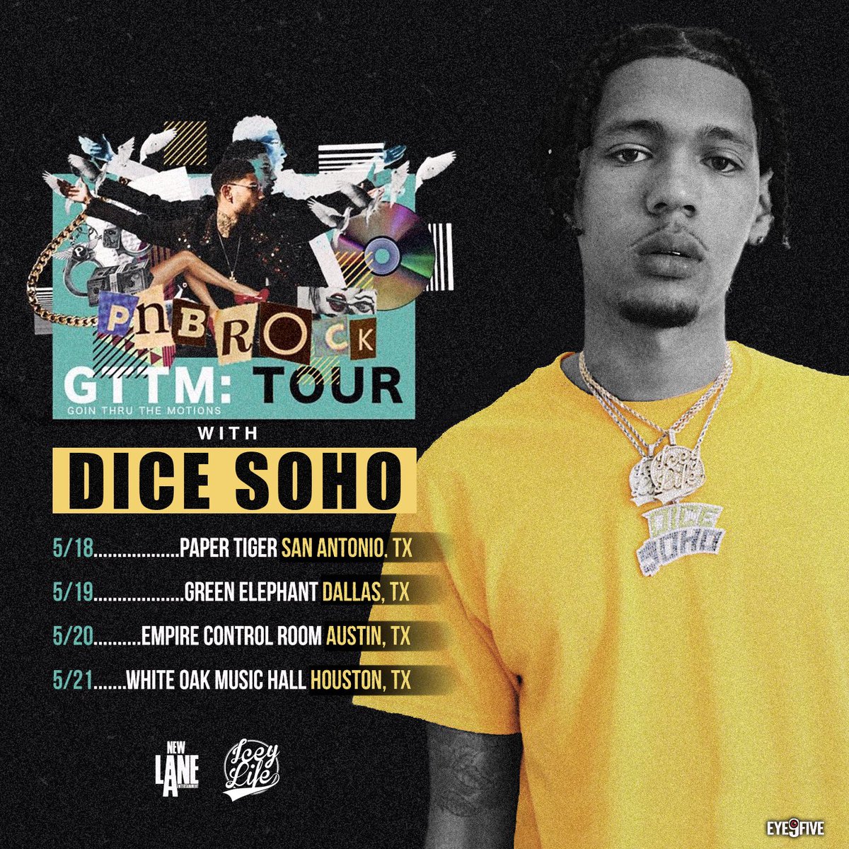 DICESOHO's tweet photo. Supporting my bro @pnbrock on his #gttm tour! #TexasRun❄️🤘🏽 https://t.co/UuVxn3fOvc