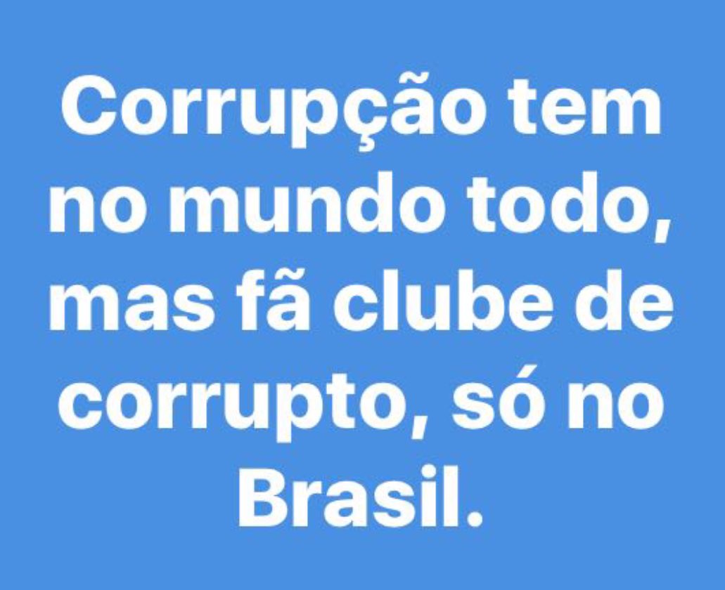 Revoltados só da boca pra fora