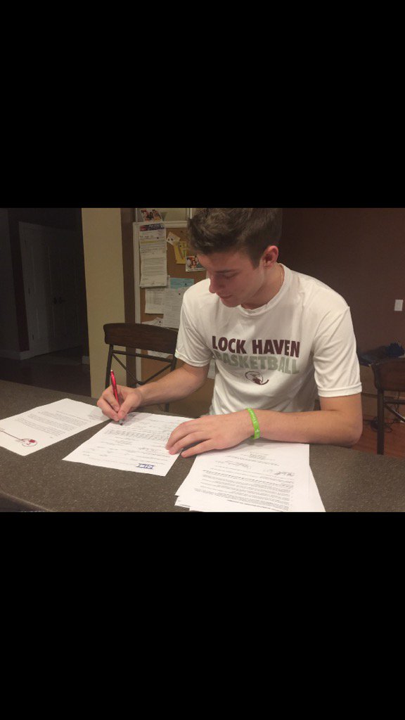 MikeNestor_'s tweet photo. I would like to welcome @matt_cerruti to The Lock Haven Family. He is a monster addition! https://t.co/6aeWzTaRNM