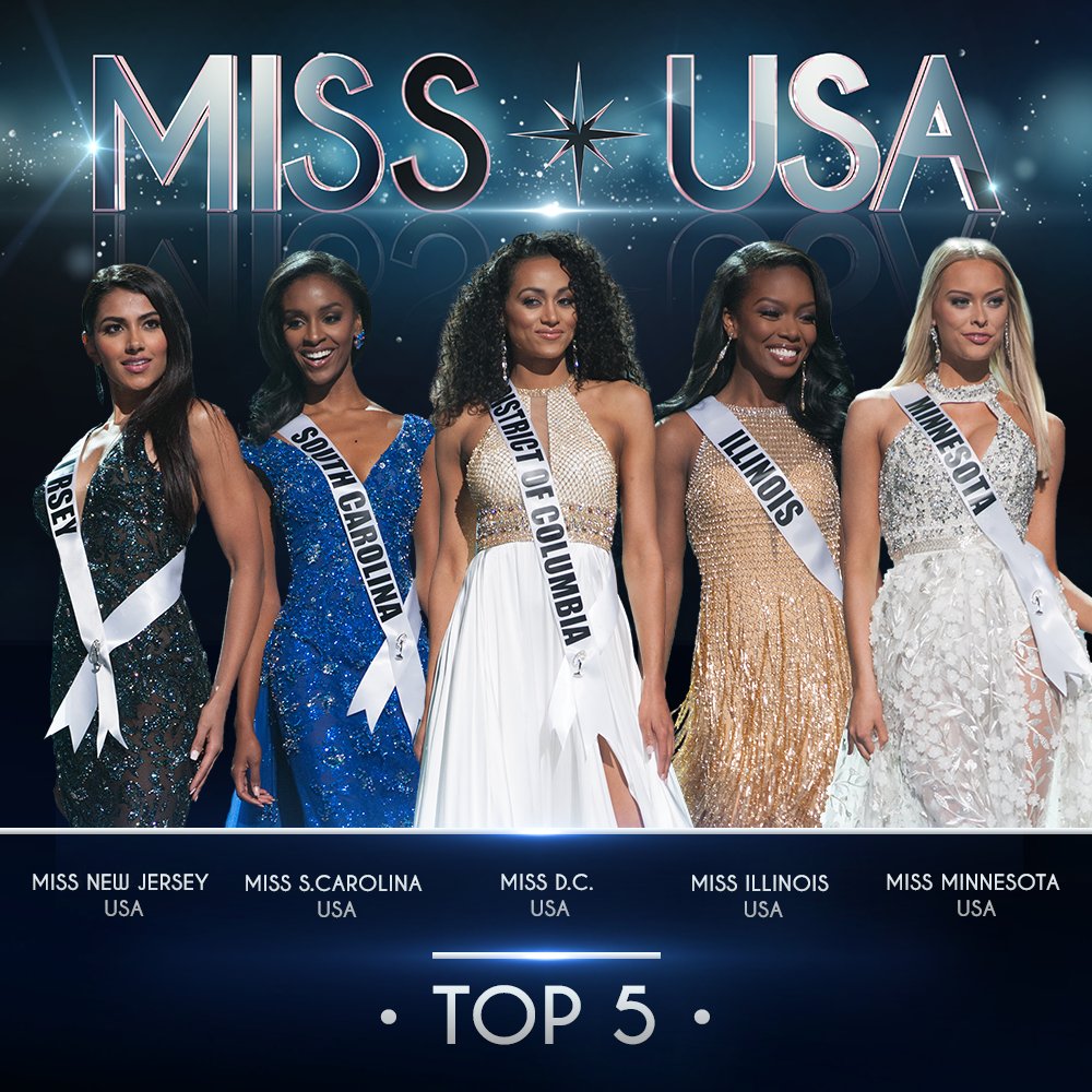 Miss USA on Twitter "USA This is your Top 5. Remember, you can vote