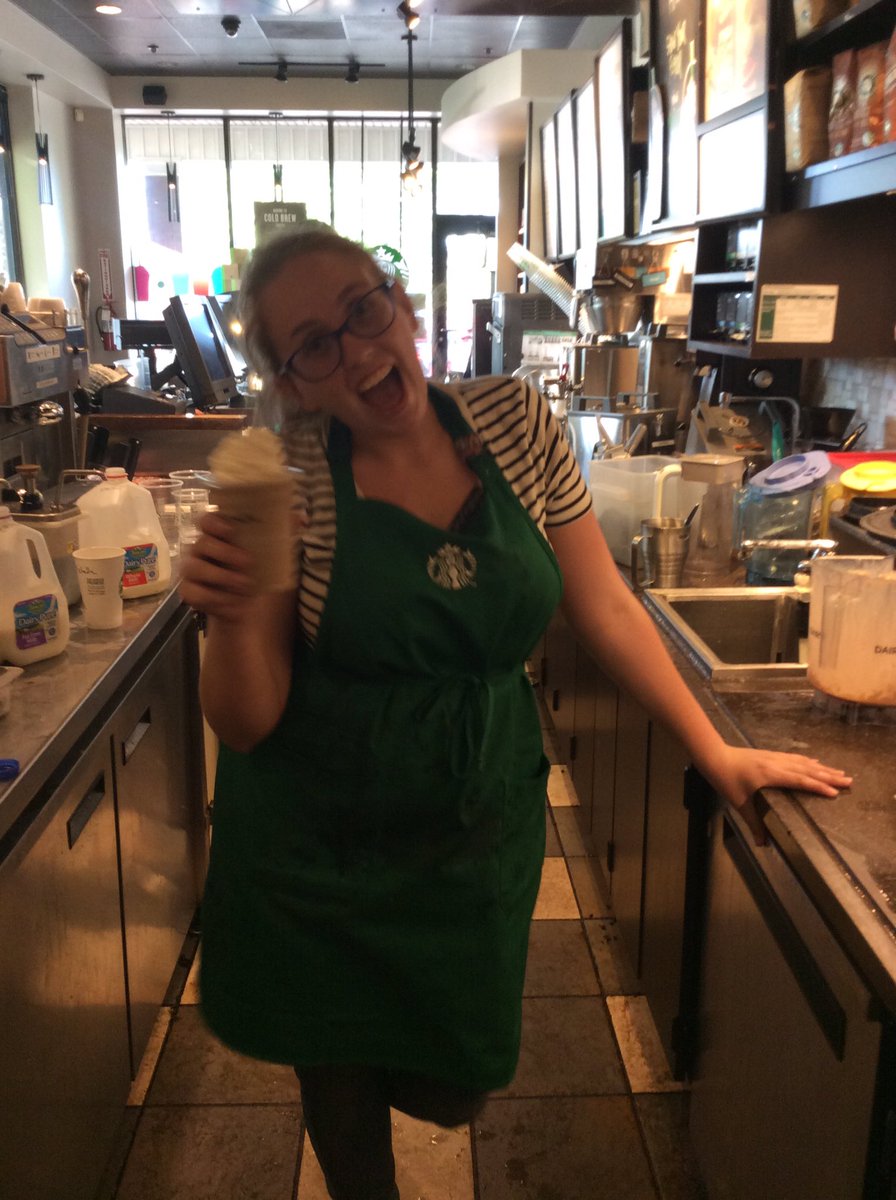 US19XX552's tweet photo. 1907 frappuccinos later. Hillsborough's last, but certainly not least, one: a tall mocha frappuccino! #WeSlay #AllDay #FrappuccinoHappyHour https://t.co/Y4Vg65c9A4