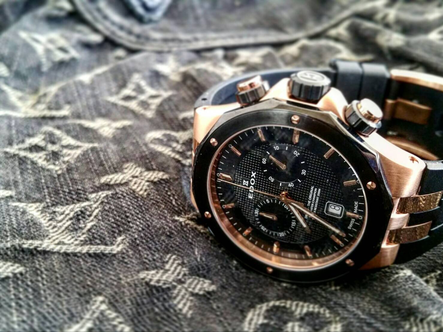 EDOX エドックス デルフィン クロノグラフ - 通販