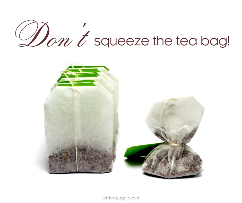Are you guilty of squeezing the tea bag? bit.ly/1WO2JYY Don't be tempted...