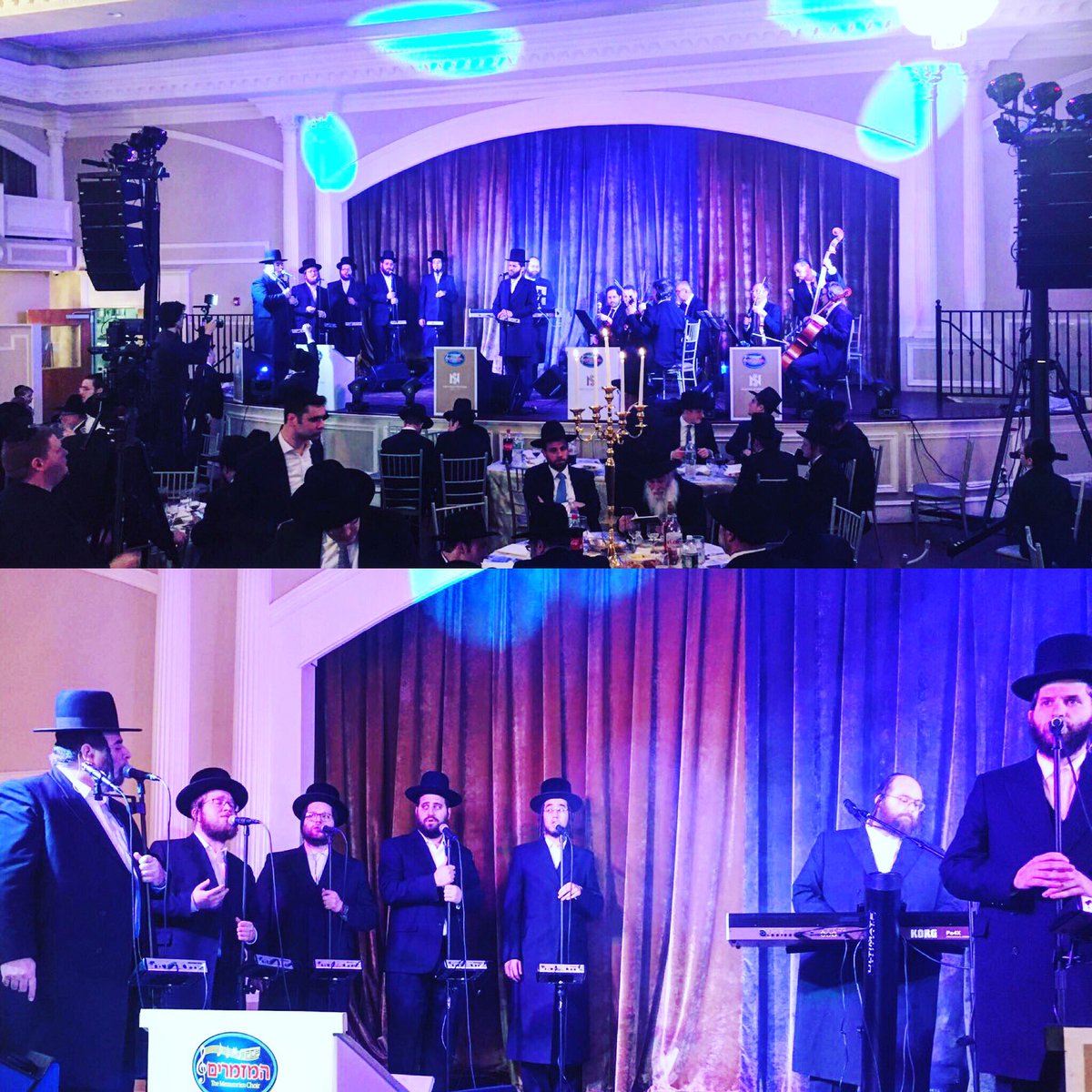 It was great getting back into action tonight with the chevra from @HamezamrimChoir with sound by #stellarproductionsny