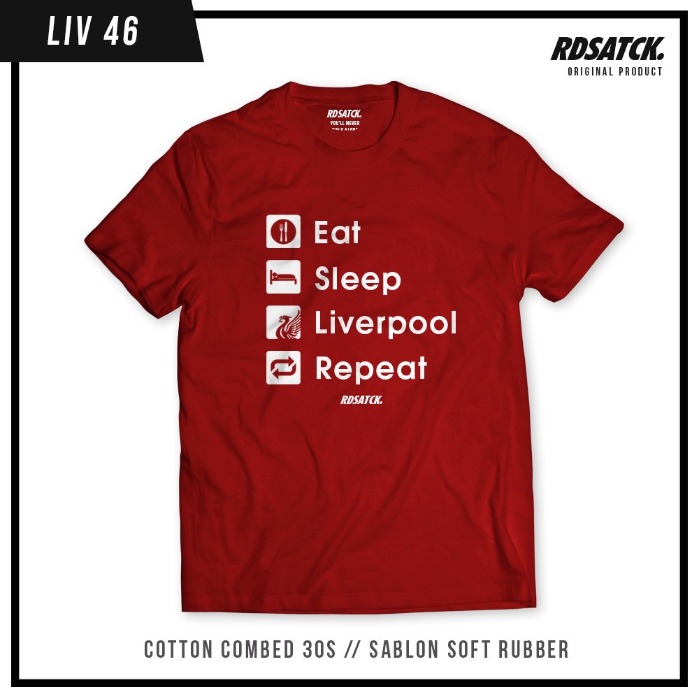 redsattack's tweet image. #KaosLiverpool 95K (lg panjang +10K) | Combed 30s | Pengerjaan 4 hari | LINE redsattack.id | D72E9E29 | Katalog : ig @redsattack #YNWA #LFC