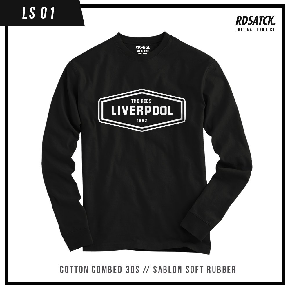 redsattack's tweet image. #KaosLiverpool Long sleeve 105K | Combed 30s | Pengerjaan 4 hari | LINE redsattack.id | D72E9E29 | Katalog : ig @redsattack #YNWA #Liverpool