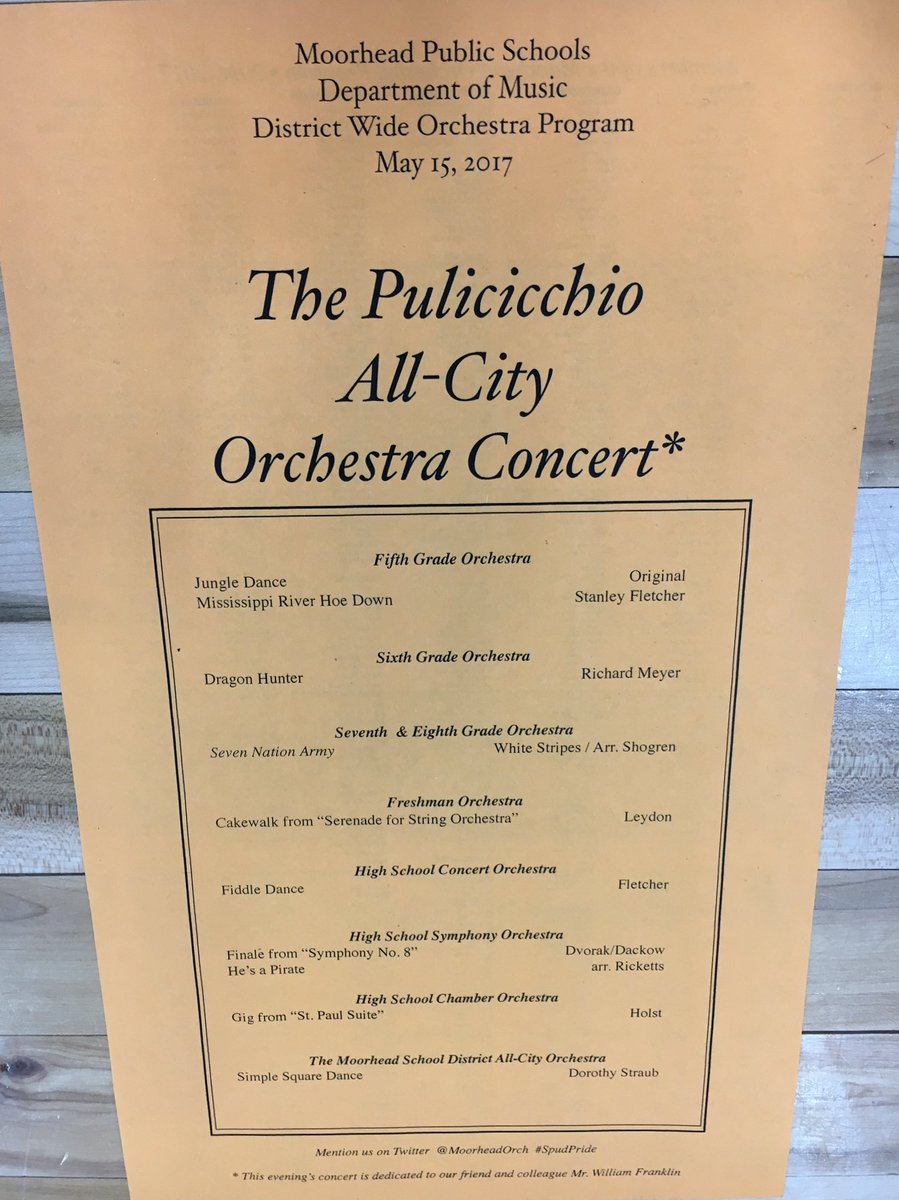MoorheadOrch's tweet photo. Favorite concert of the year - Monday's All City Orchestra Concert featuring all 893 players in 5th-12th. #smallfont #crowdedgym #SpudPride https://t.co/QTZutrx64K