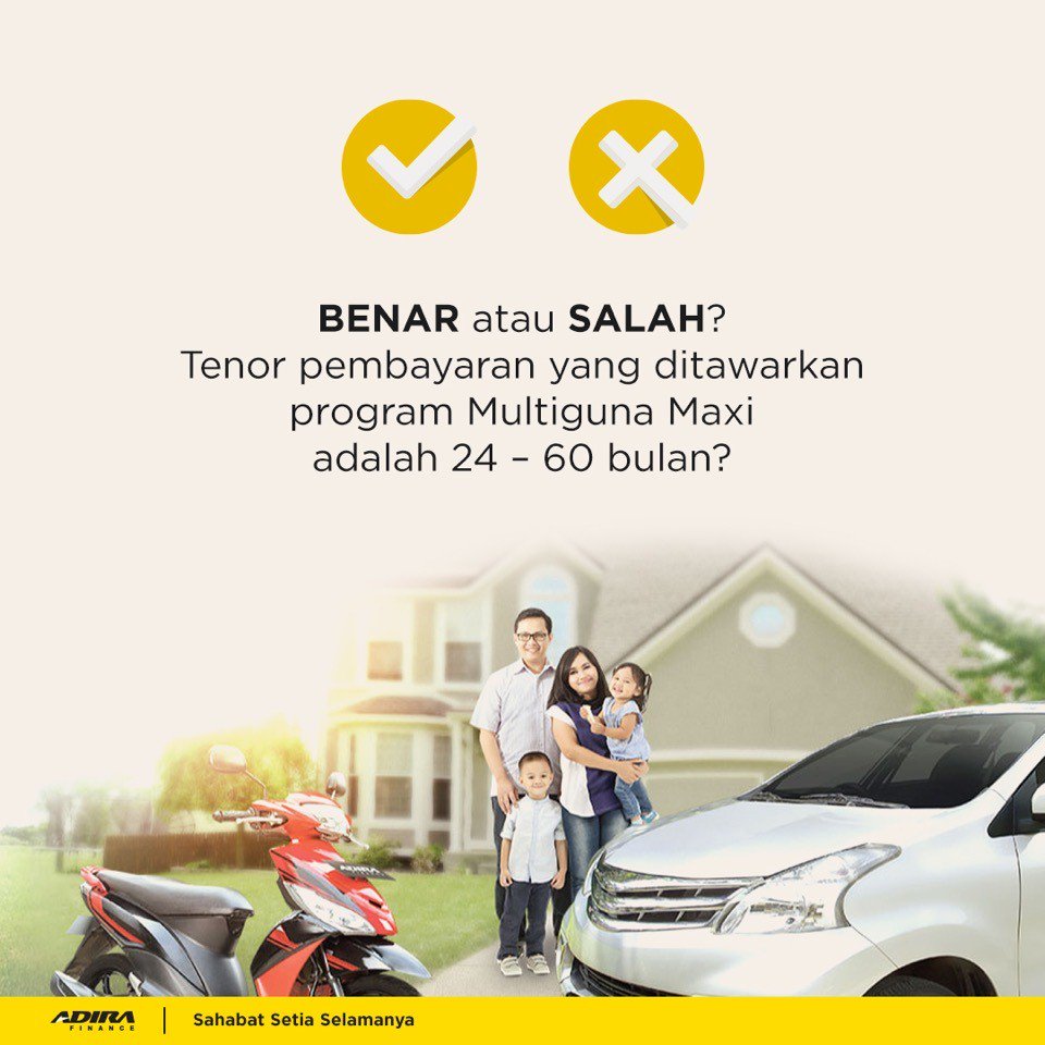AdiraFinanceID's tweet photo. “Waktunya #KuisAdiraFinance nih, Sahabat. Caranya gampang banget, kamu cukup jawab pertanyaan berikut! https://t.co/mf0HIk7Pnf