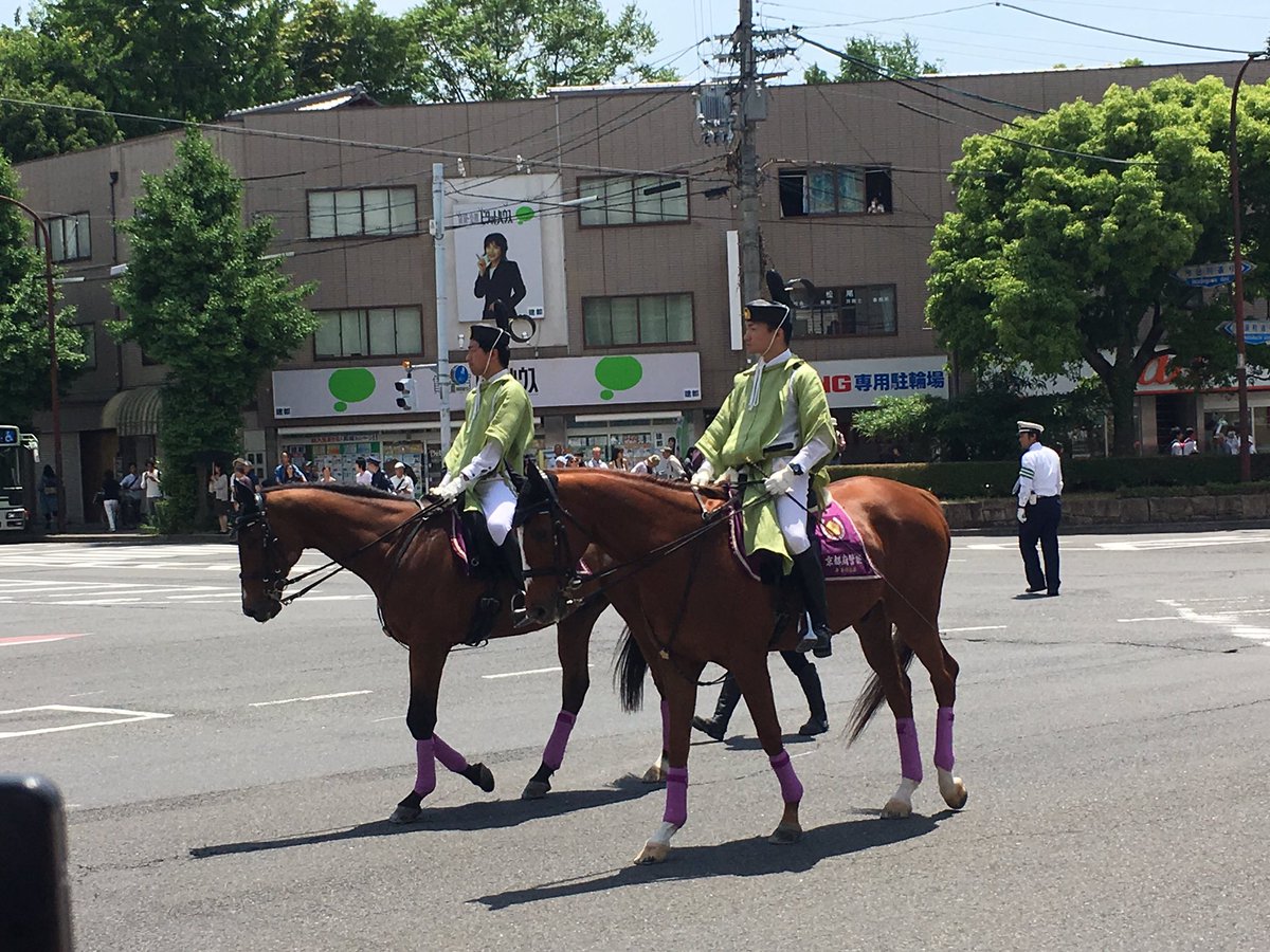 ロマン溢れすぎる警察 京都府警察 平安騎馬隊 は馬の名前までカッコイイ Togetter