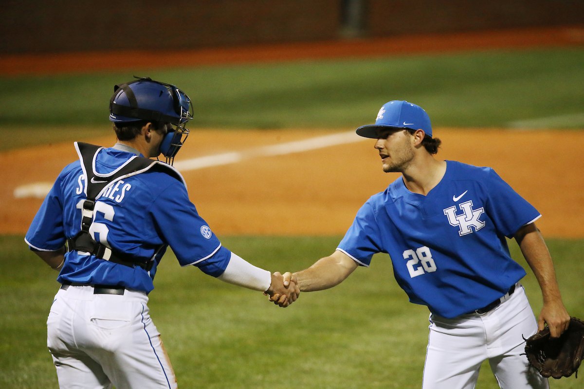 Kentucky Baseball (@ukbaseball) on Twitter photo Also, congrats to <a href="/LoganSalow28/">Logan Salow</a>, who recorded his 10th save today, the second most in a season in UK history. Also, congrats to <a href="/LoganSalow28/">Logan Salow</a>, who recorded his 10th save today, the second most in a season in UK history.