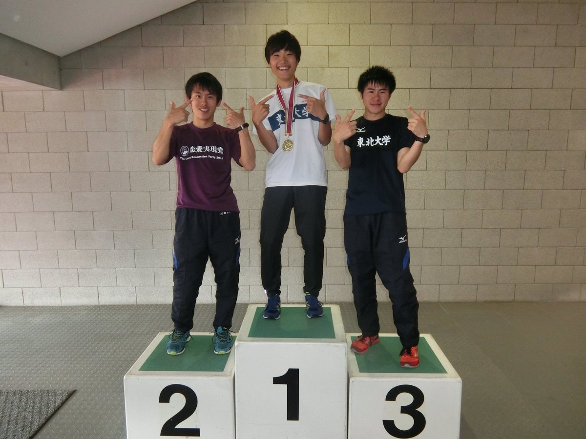東北学生陸上競技連盟 در توییتر 70th東北ic 男子 ５０００ｍ １位 酒井 洋輔 東北大 14 59 44 ２位 松浦 崇之 東北大 15 00 12 ３位 笠間 淳平 東北大 15 00 75 70th東北ic