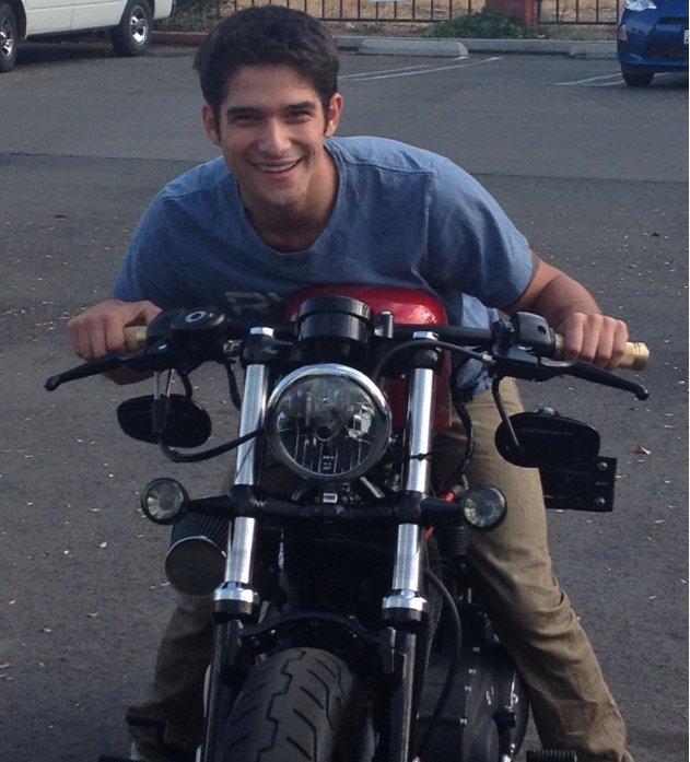 lindenashby's tweet image. I remember this pic. A new bike, and a huge smile. @tylergposey @MTVteenwolf