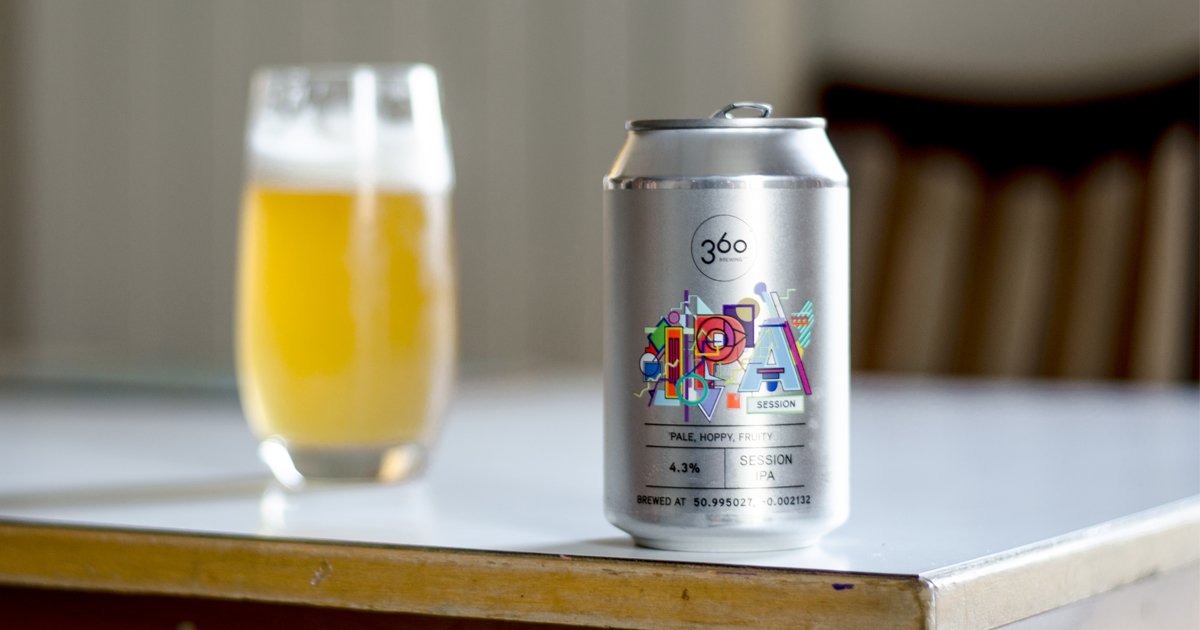 HonestBrew's tweet photo. / @360degreebeer - Session IPA / A beer bursting with 
intense citrus flavours thanks to a hefty double dry-hopping. #HonestPick https://t.co/KO9KbxpNf5