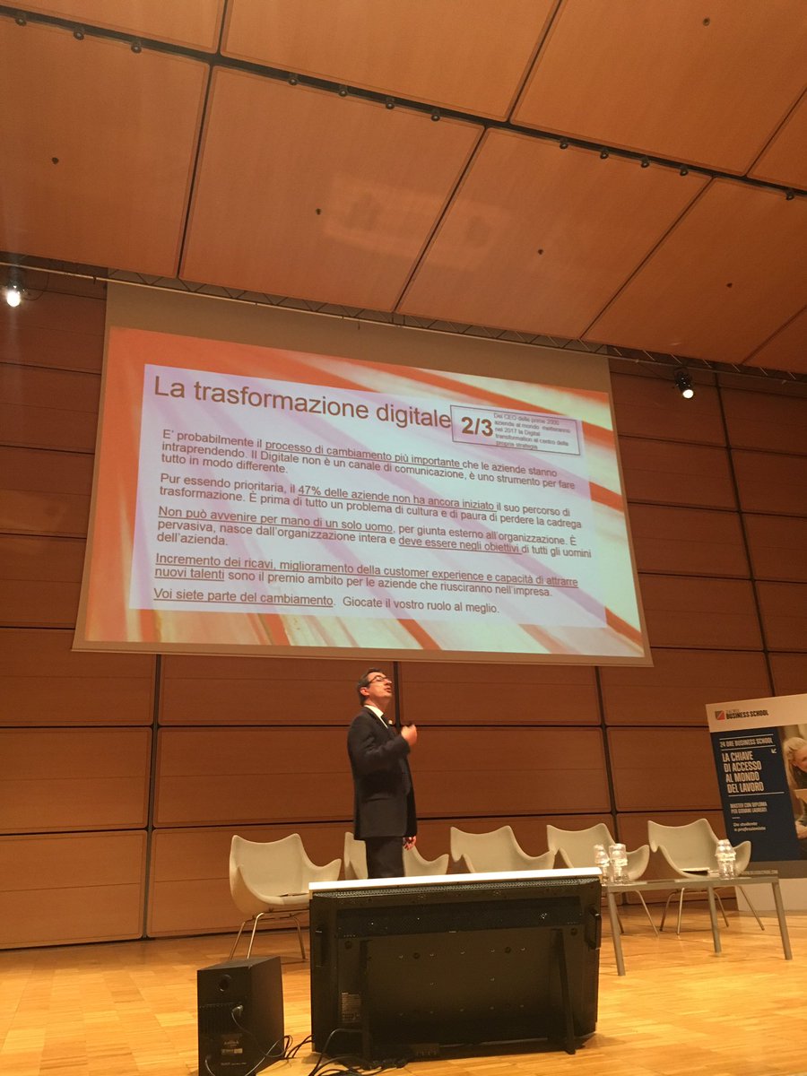 Digital transformation:la resistenza è un problema di paura. A questa dobbiamo rispondere con nuovi obiettivi. Peper Moder @Formazione24ORE