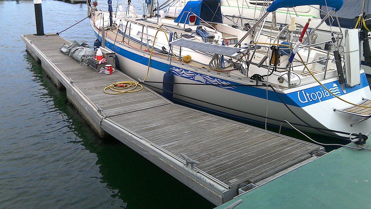 2 finger berths for sale at <a href="/StellaMarisYt/">Stella Maris Yacht</a> base in St Carles Spain. Heart of the Med, lease till 2036. 15.6m.  bit.ly/2qiECL3