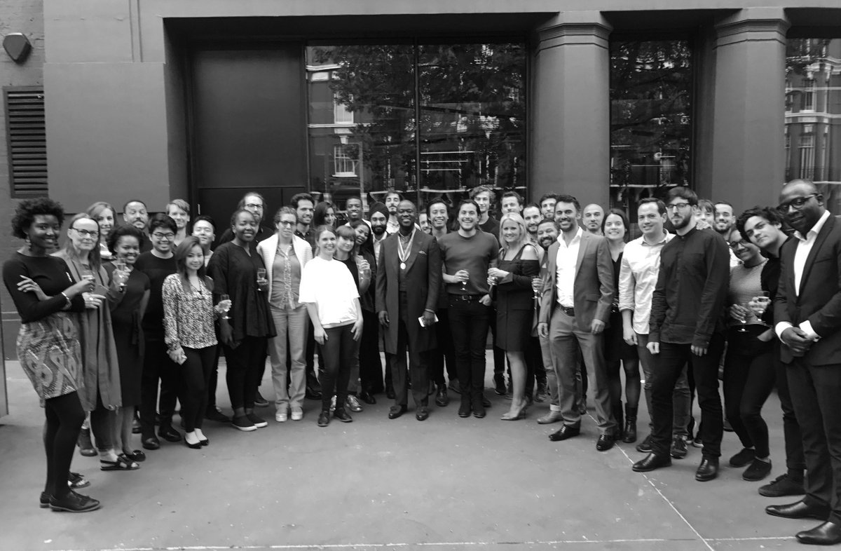 AdjayeAssoc's tweet image. The proud @AdjayeAssoc family #London welcoming Sir @dadjaye on #Investiture day #Knighthood #architecture