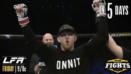 LFAfighting's tweet photo. In 5 Days, top #lightweight prospect @BobbyLeeMMA looks to remain undefeated when he returns to action in his home state at #LFA12!

#MMA https://t.co/7BiP7hUb5F