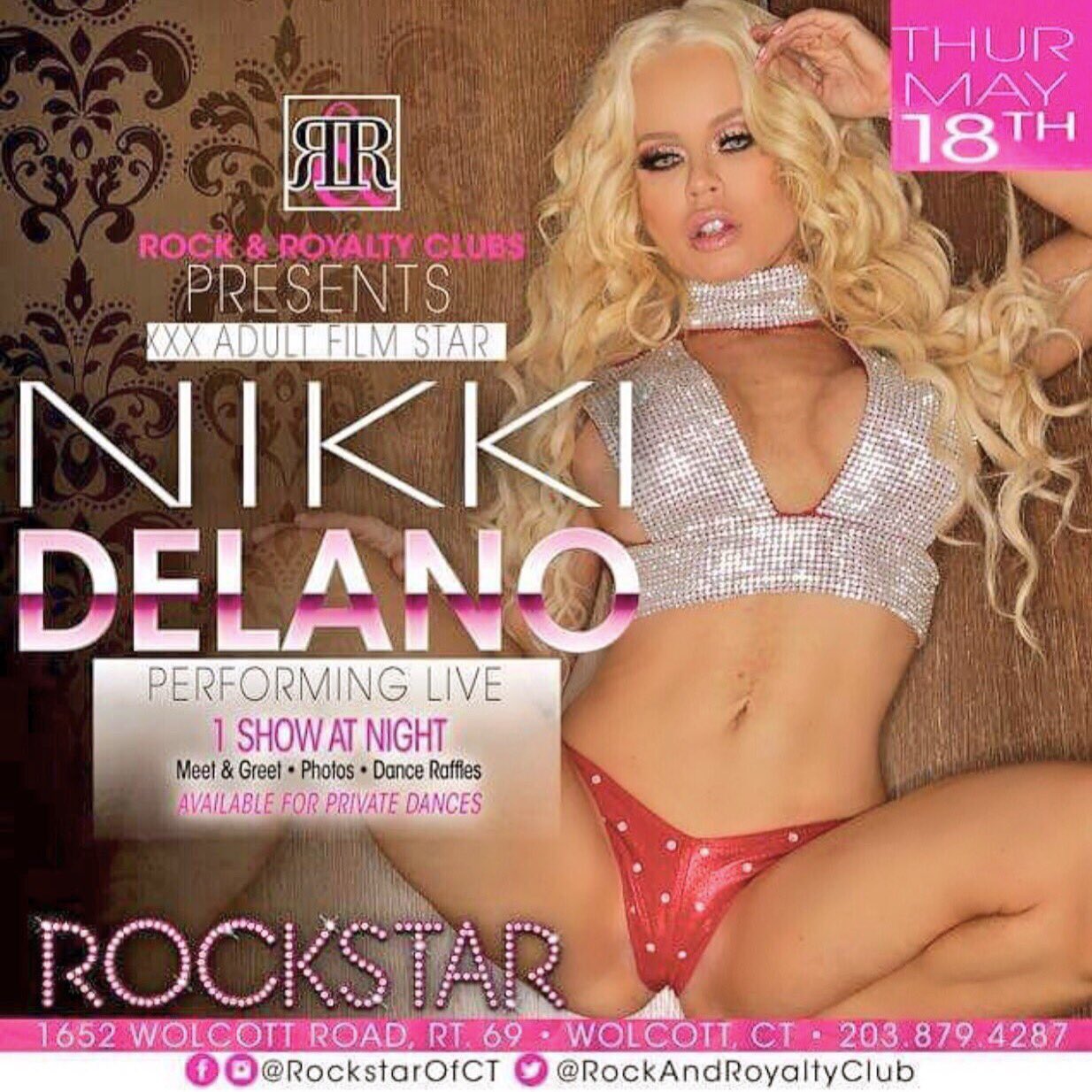 1 pic. Meet me this upcoming weekend in Connecticut at the @RockRoyaltyClub  May 18-20 https://t.co/