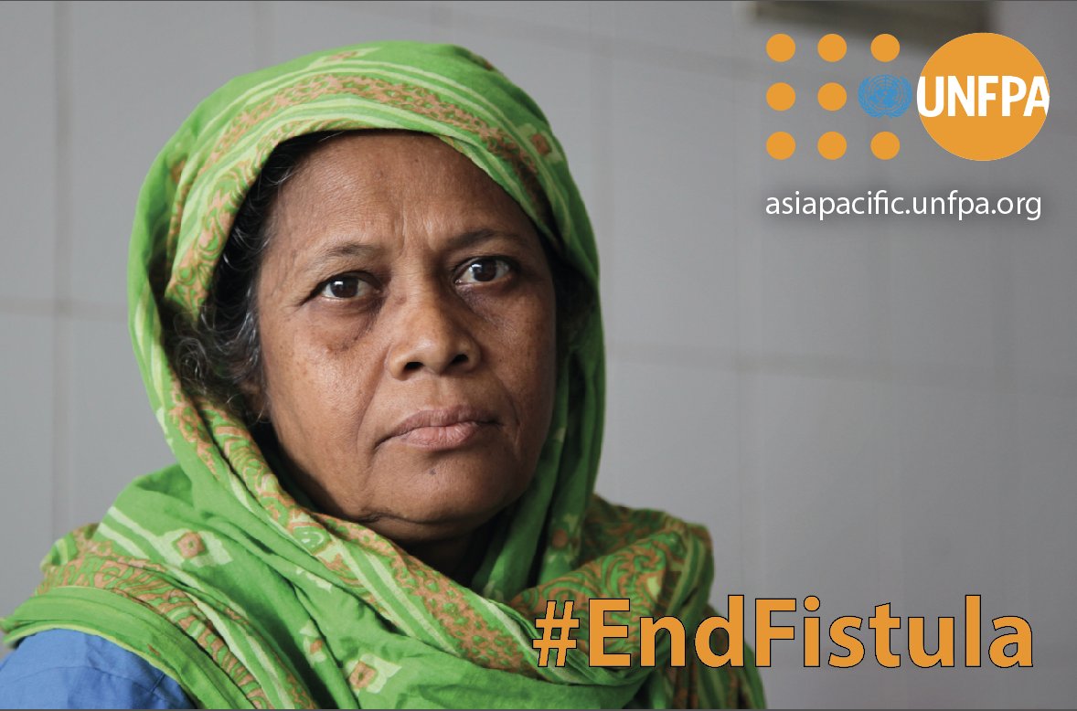 UNFPAAsiaPac's tweet photo. To end the scourge of #fistula, universal access to sexual and reproductive health services is crucial! @UNFPA helps #EndFistula worldwide. https://t.co/muPUObLvTy
