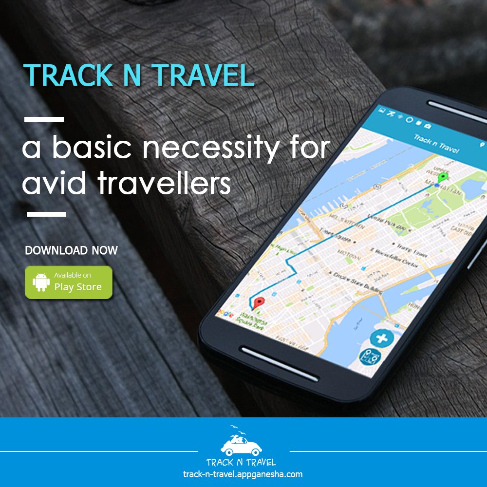 TrackNTravel's tweet photo. Travel confidently...
https://t.co/8PweXRTcn3
#TrackNTravel #TravelApp #RouteTrackingApp #TravelDiaries #NeverGetLost https://t.co/WnGbElKUfA