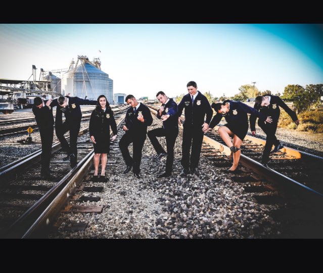 denair_ag's tweet photo. Be at the Coyote Center May 15 @ 6p.m. to see this officer team in action one last time...for the End of the Year Banquet!💙💛 https://t.co/mt7aTHDhqt
