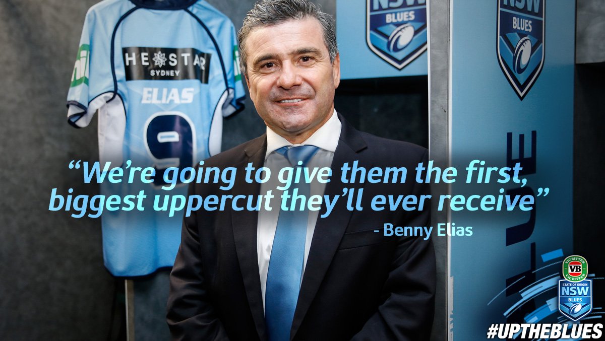 NSWBlues's tweet photo. FIRE UP 🔥

After some HUGE calls before #Origin 2017?

Enter Benny Elias.

https://t.co/DsAwRnxvSt https://t.co/5yfYQGAfbr