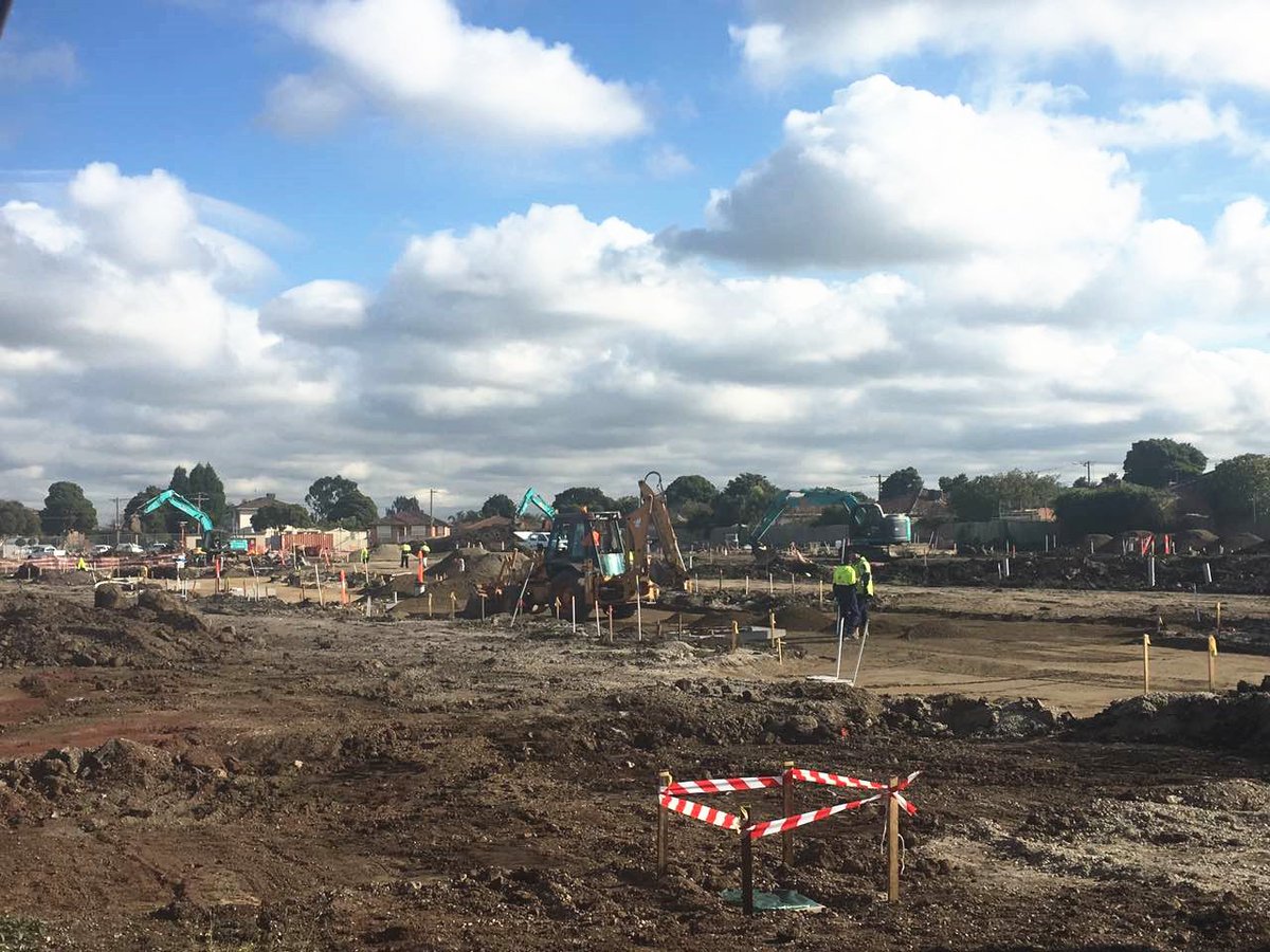 goldfieldgroup's tweet photo. Lalor Park civil works ongoing (estimating to complete in June). #lalor #lalorpark #melbourneproperty #realestate #property https://t.co/n0lkTmLkSK