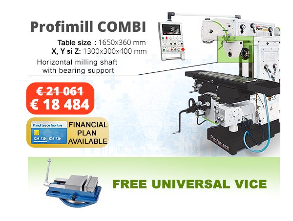 Profimach's tweet image. 🎉PROFIMILL COMBI🎈

🍀Starting with: 18.484 Euro💶
➕Free Universal Vice
✔Financial Plan Available💰

↘⬇↙
facebook.com/Profimach/phot… #profimach #cnc