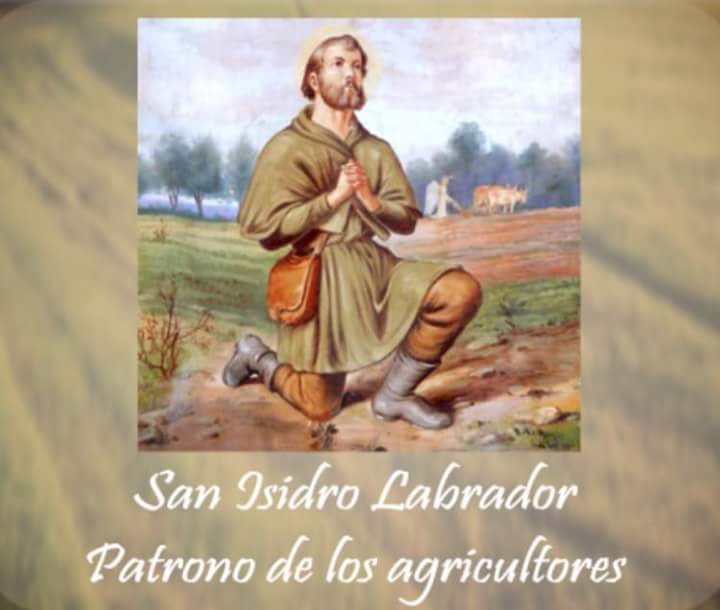 #SanIsidroLabrador, feliz dia San Isidro agricultores del mundo, hoy otro dia mas sigamos dando de comer al planeta.