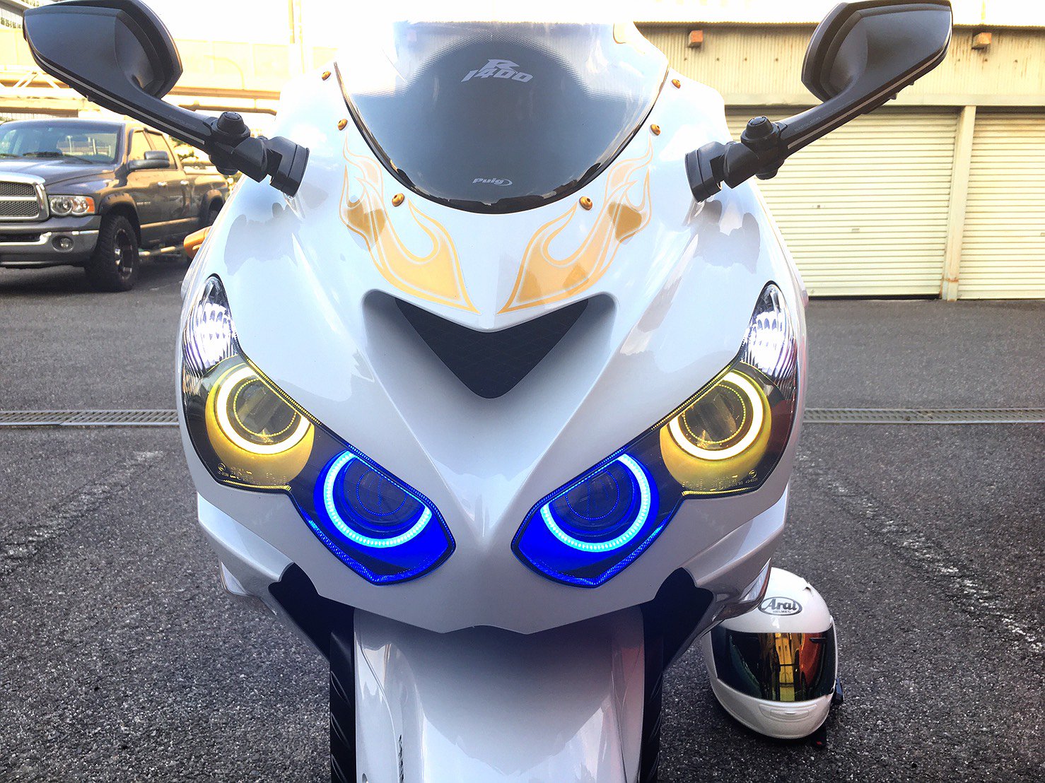 ZX-14R/ZZR1400対応 COBイカリング | lalumiere