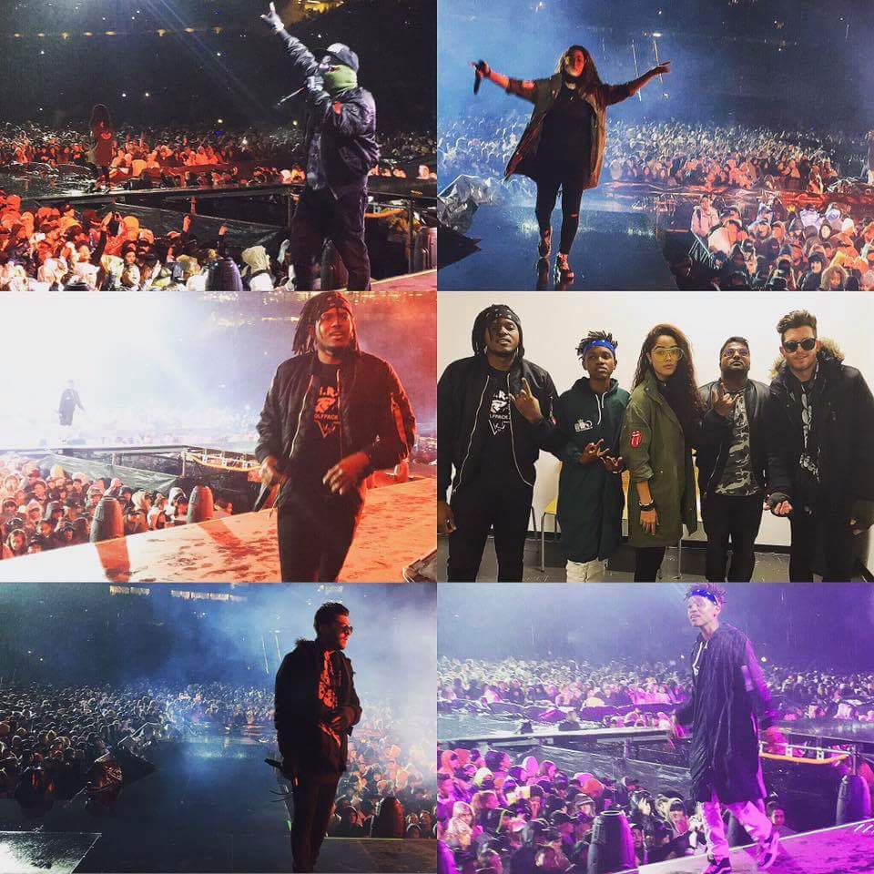 Thank you to everyone who watched us open for <a href="/justinbieber/">Justin Bieber</a>  in #Johannesburg .

You were all amazing! 
#CAPETOWN see you Wednesday night🌂💪