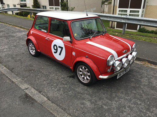 scoobysteu's tweet photo. @RadioX #RadioX. I have a classic mini and would be happy for it to be used on your mini cheggers feature. https://t.co/NNVehKrZ4H