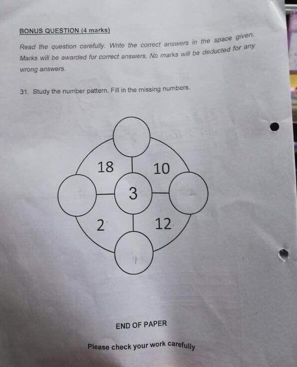 straits_times's tweet photo. Purported Primary 1 bonus question confuses the Internet https://t.co/d2u8DbMSjz https://t.co/eb1yqfGRWO