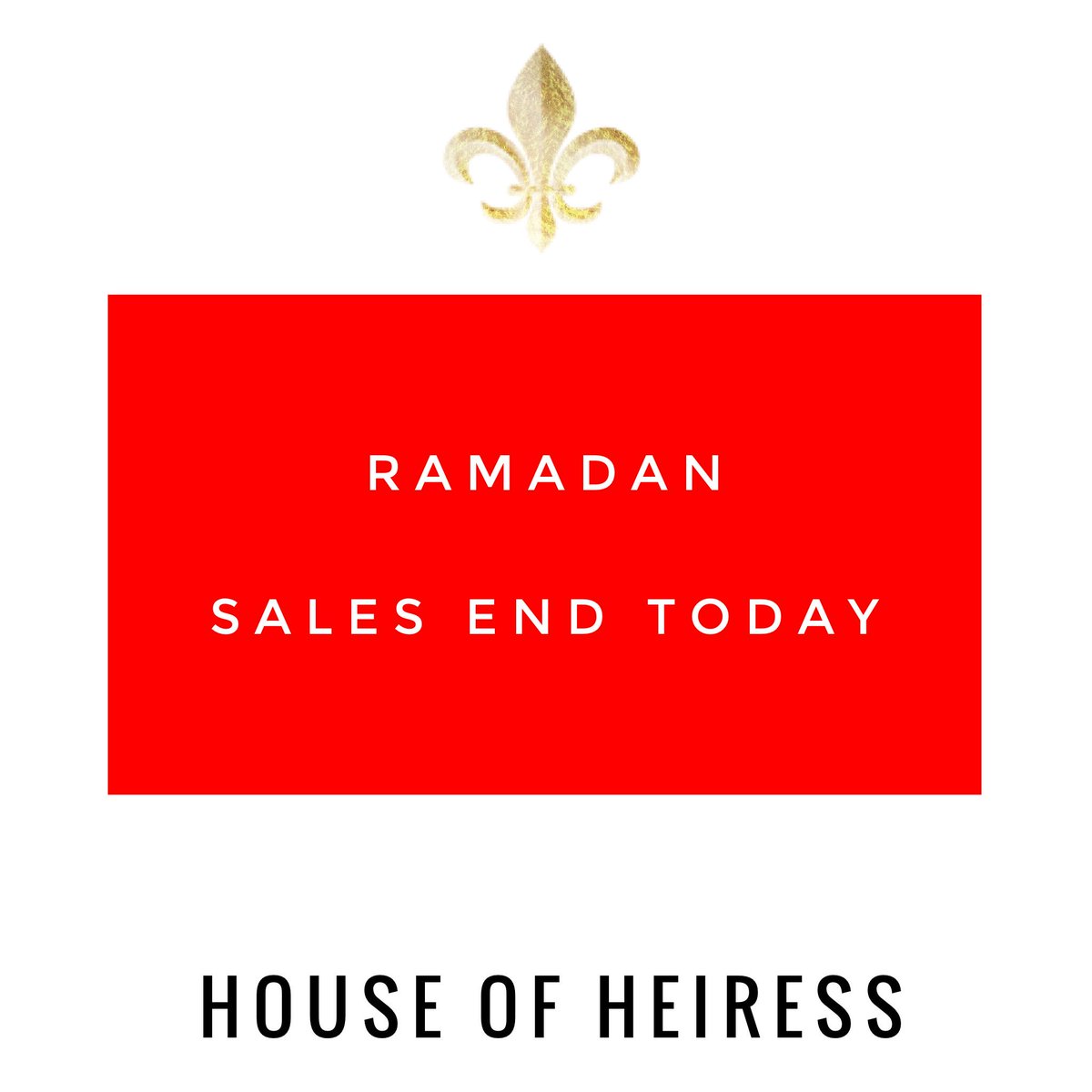 HouseOfHeiress's tweet photo. 📣 Ladies our Ramadan sales end TODAY (12am UAE time) get your hands on your favorite pieces before the prices go up again📣
Shop link in bio https://t.co/mkwmkYbj0M