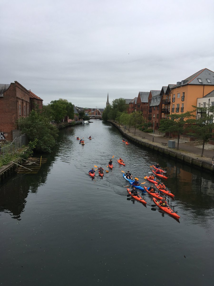 CCNActive's tweet photo. Monday morning sea kayaks for @norwichcollege @CCNAdventure and @adamwilliamsosc part of the expedition to help support #Finnbarsforce https://t.co/IPyGpKmK5m