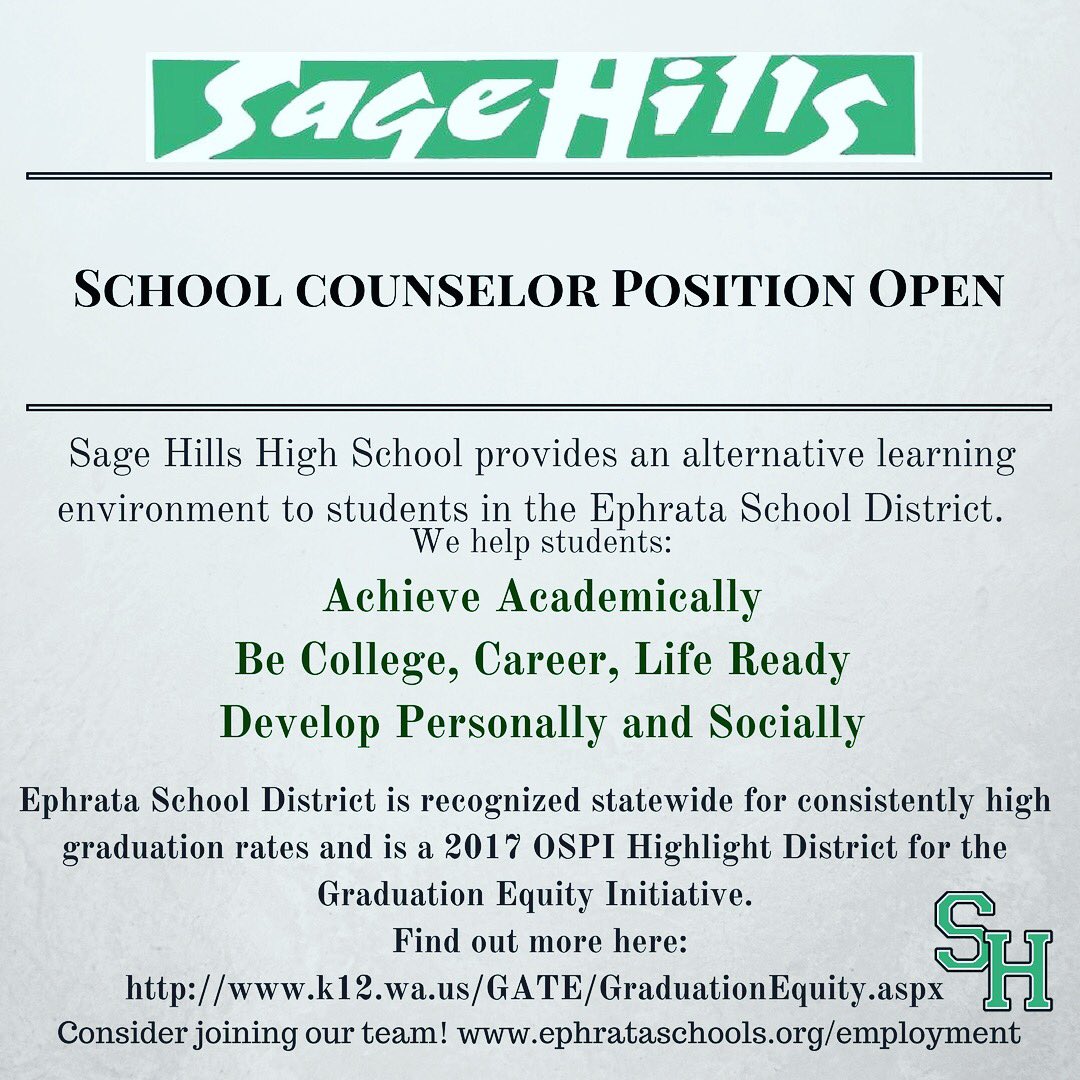 Know someone who is passionate about working with students and may be interested? Please RT! Contact <a href="/SharonScellick/">Sharon Scellick</a> for more info. 👨🏻‍🎓