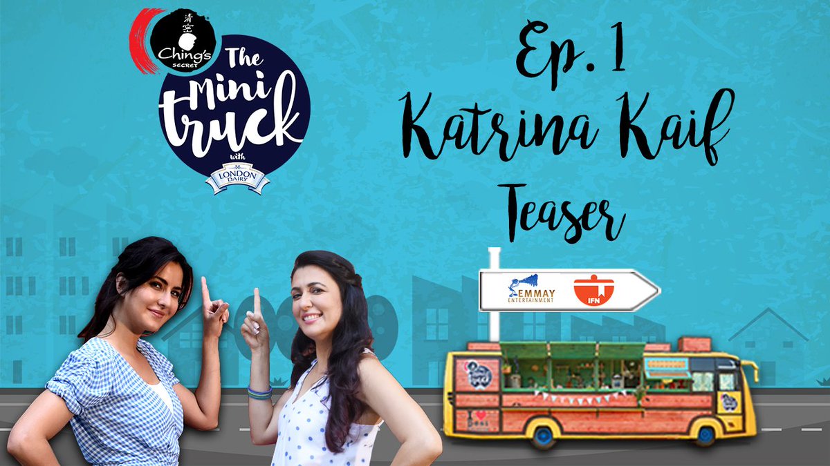 And it's here! #KatrinaKaif​ is our first guest on #TheMiniTruck . #Teaser out NOW. Watch, share &amp; subscribe &gt;&gt; goo.gl/KWqIDo