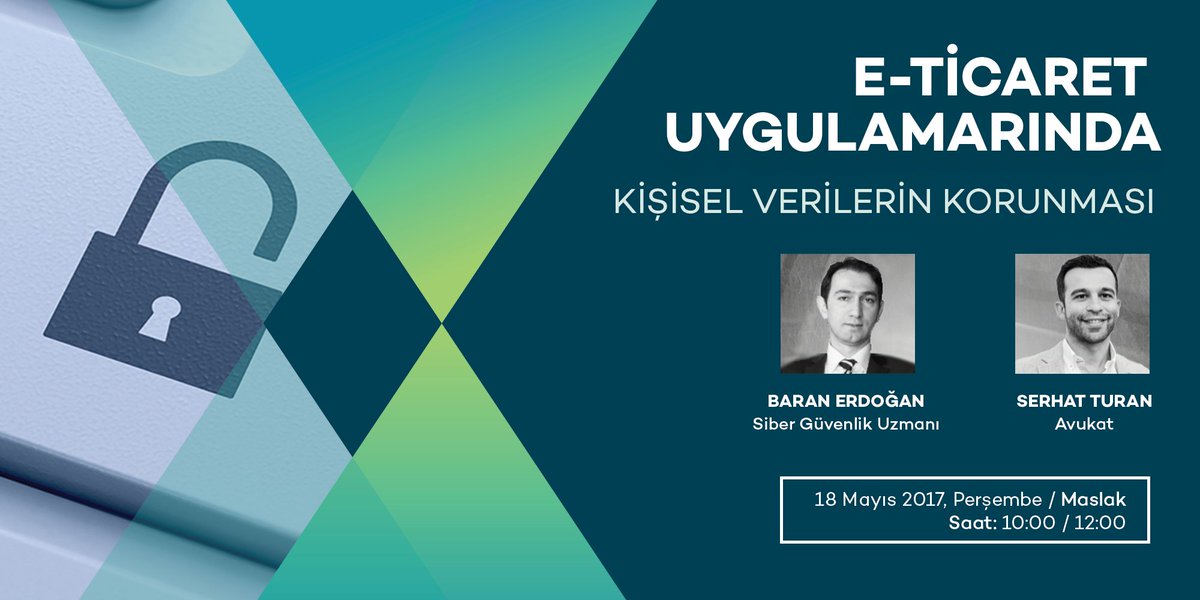 18 Mayıs E-Ticaret Uygulamalarında Kişisel Verilerin Korunması
<a href="/Workinton/">Workinton</a>
@MarsanErezTuran
etkinlik.io/etkinlik/68514…