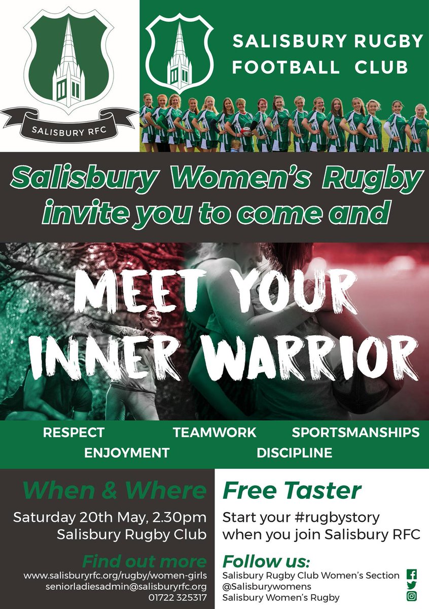 SalisburyLadies's tweet photo. Fitness is not just in the Gym!
 #innerwarrior is here for you to TRY - Come &amp; join us Saturday 20th May at Castle Road https://t.co/hof6GbPEPQ
